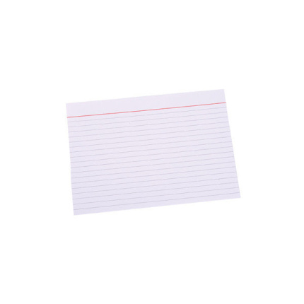 KARTOTEKSKORT "A4" M/LINIER CA. 100 STK