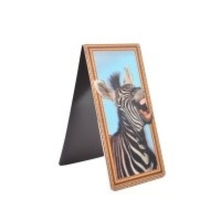 BOGMÆRKE MAGNETISK 3D ZEBRA