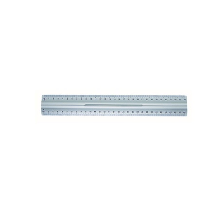 LINEAL 30 CM ALU HØJRE & VESTRE HÅND