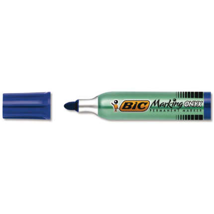 BIC MARKER ONYX 1482 BLÅ 12 STK. (SKAFFEVARE)