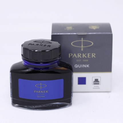 PARKER QUINK PERMANENT BLÅ 57 ML.