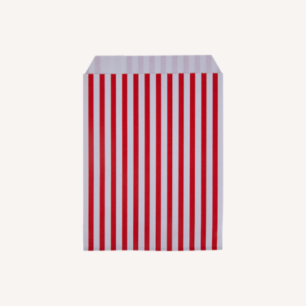 SLIKPOSE "HVID/RØD" 130 x 180 MM.  (PAKKER À 10 STK. ) FSC