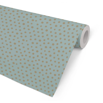 ØKONOM 38 CM " SPOT ON, MINT OG GULD" 5 KG 165 M