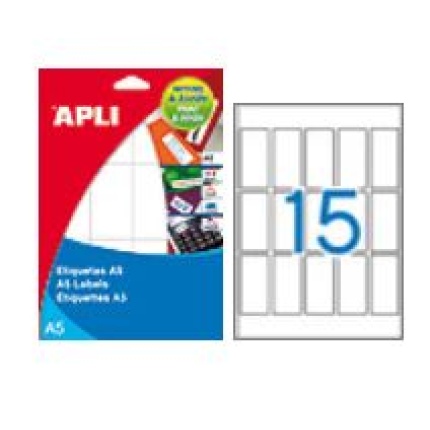 ETIKET 26 x 54 MM MAPPE A-5