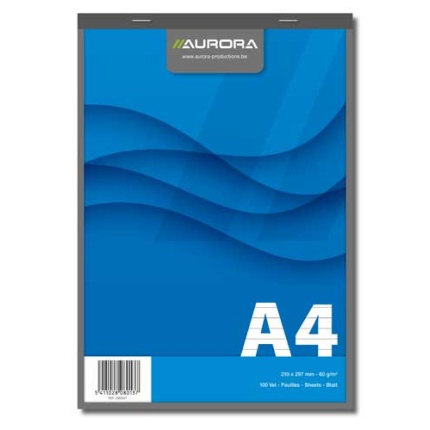 BLOK M/OMSLAG & STUB LINJERET - A4