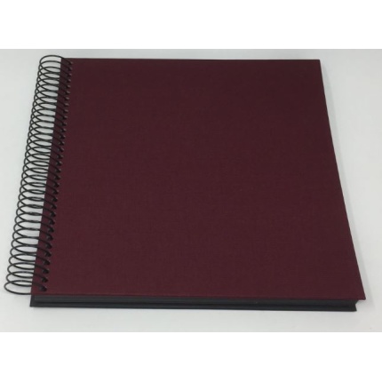 SPIRALALBUM 21 X 20 CM BORDEAUX M. 40 SORTE SIDER