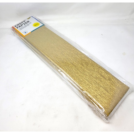 CREPEPAPIR GULD  50x250CM 28G (8229125)