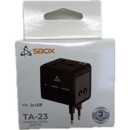 UNIVERSAL REJSE ADAPTER MED USB