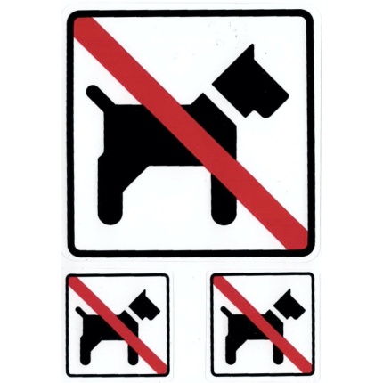 PICTOGRAM HUNDE IKKE ØNSKET