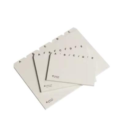 KARTOTEKALFABET A6 PLAST