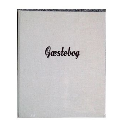 GÆSTEBOG NATURLÆRRED M.TRYK - 23x25