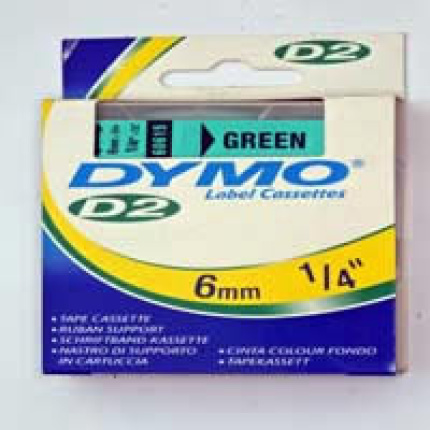 60615-DYMO D2 - 6-9000 TAPE - 6mm - BLÅ