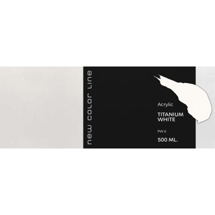 New Color Line 500 ml - Titanium White