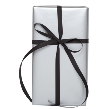 ØKONOM 38 CM "ENSFARVET SØLV" LAK 165M