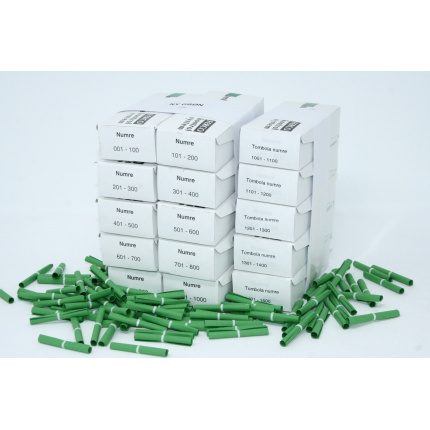 Tombolanumre 1-1500 GRØN