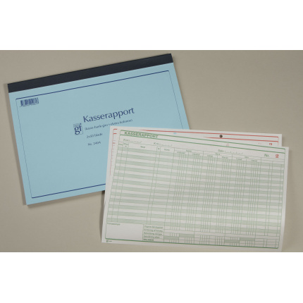 KASSERAPPORT GF2404 210X297MM 2X50 BLADE