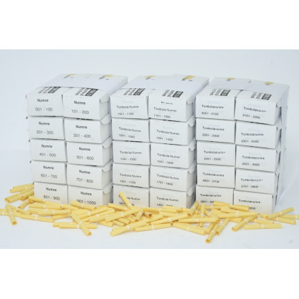 Tombolanumre 1-3000 - GUL