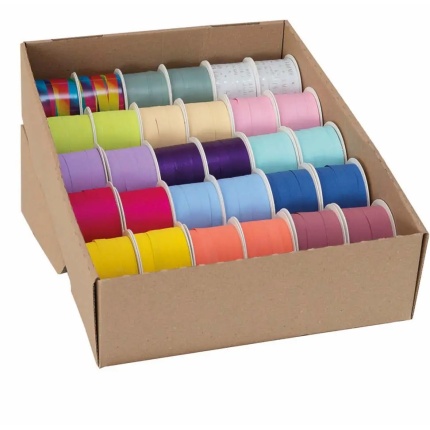 GAVEBÅND MIX 30 RL - 15 ASS FV. 10MM X 10M