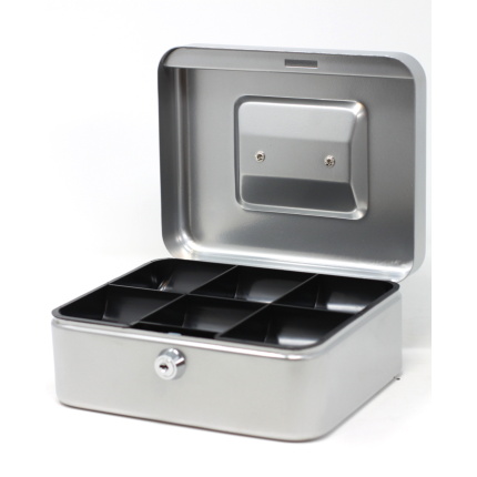 PENGEKASSE - 8" - SØLV - DANBLOK