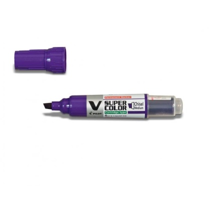 PILOT MARKER V SUPER COLOR chisel.VIOLET