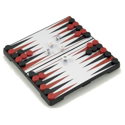 MAGNETISK BACKGAMMON, REJSESPIL