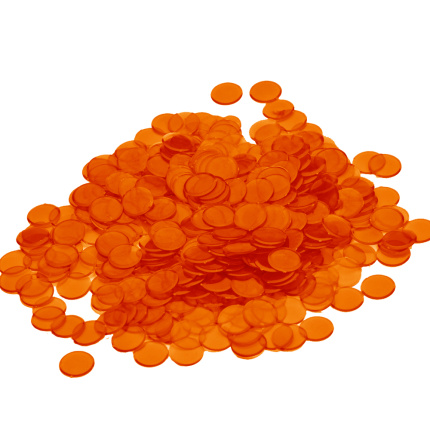 BANKOBRIKKER ORANGE CA. 100 STK PR. POSE