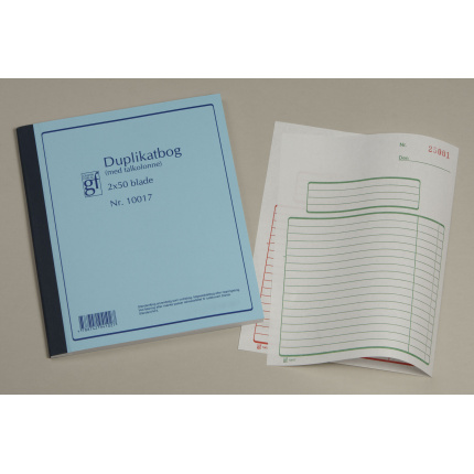 DUPLIKATBOG GF10017 148X200MM 2X50 BLADE M/TALKOL.