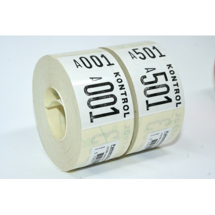 Pakkekontrol 2-delt HVID