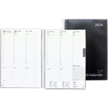 SPIRAL A5-KALENDER 2026 SORT