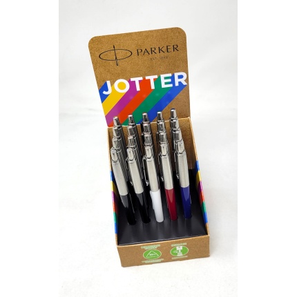 PARKER JOTTER CLASSIC ORIGINALS 20 STK. 4 FARVER I DISPLAY (SKAFFEVARE)