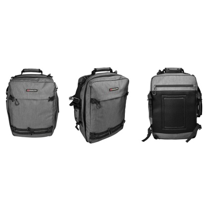 COMPUTER BACKPACK GRÅ/SORT TIL 17"PC - MONOLITH (SKAFFEVARE)