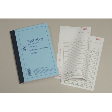 TRIPLIKATBOG M/ KOPI  GF10023 108X200 3x50 BLADE