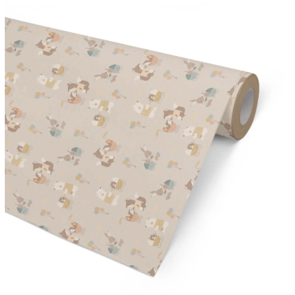 ØKONOM 57 CM "MINIBUDDY" 7 KG .154M  80G. BRUNT KRAFT PAPIR