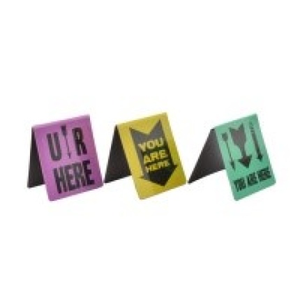 BOGMÆRKE MAGNETISK 3 ASS YOU ARE HERE