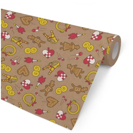 ØKONOM 38 CM " LUSSELELLE " 165M 5 KG KRAFTPAPIR