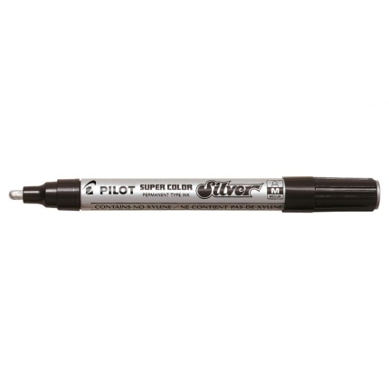 PILOT SUPER COLOR SØLV B (SKAFFEVARE)