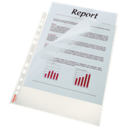 LOMME A4 PREMIUM - MED SIDEÅBNING (85my) (SKAFFEVARE)