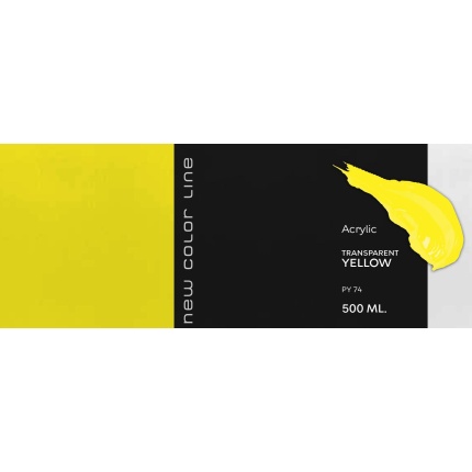New Color Line 500 ml - Transparent Yellow