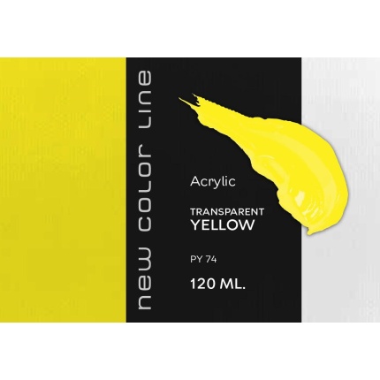 New Color Line 120 ml - Transparent Yellow