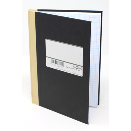 PROTOKOL PAGNA - A5 KVADRERET SORT