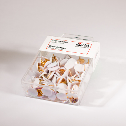 TEGNESTIFTER HVIDE CA. 100 STK.