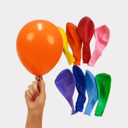 Balloner, 23 cm, 24 stk. ass. fv.