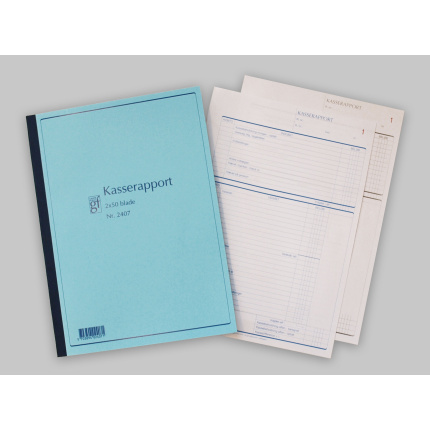 KASSERAPPORT GF2407 210X297MM 2X50 BLADE