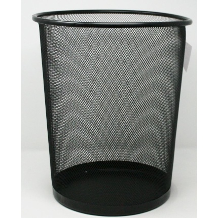 PAPIRKURV I METAL TRÅD SORT