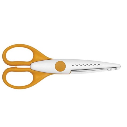 SAKS - GUL ZIGZAG 16 CM