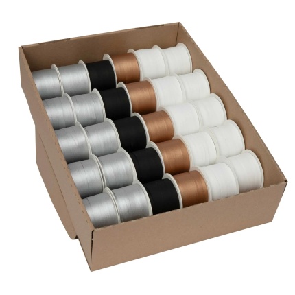 GAVEBÅND 30 RL 10MM X 10M. MAT ASS. FARVER