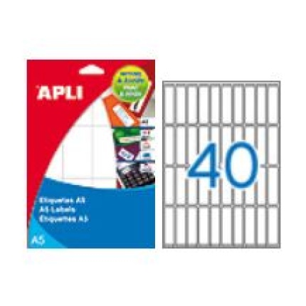 ETIKET 13 x 50 MM MAPPE A-5