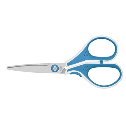 SAKS 13 CM - BLÅ & HVID