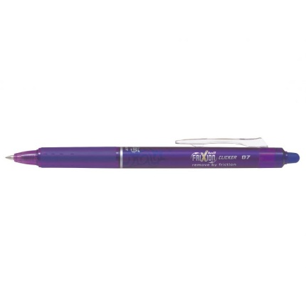 PILOT FRIXION CLICKER 0,7 VIOLET (SKAFFEVARE)