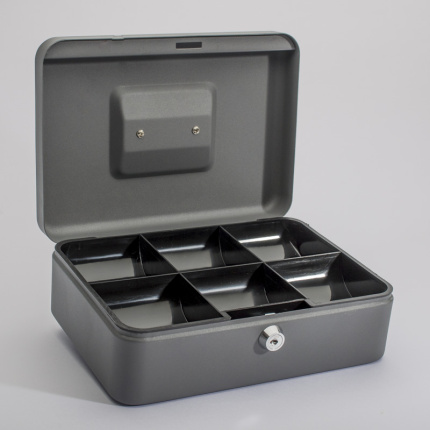 PENGEKASSE - 10" - SØLV - DANBLOK